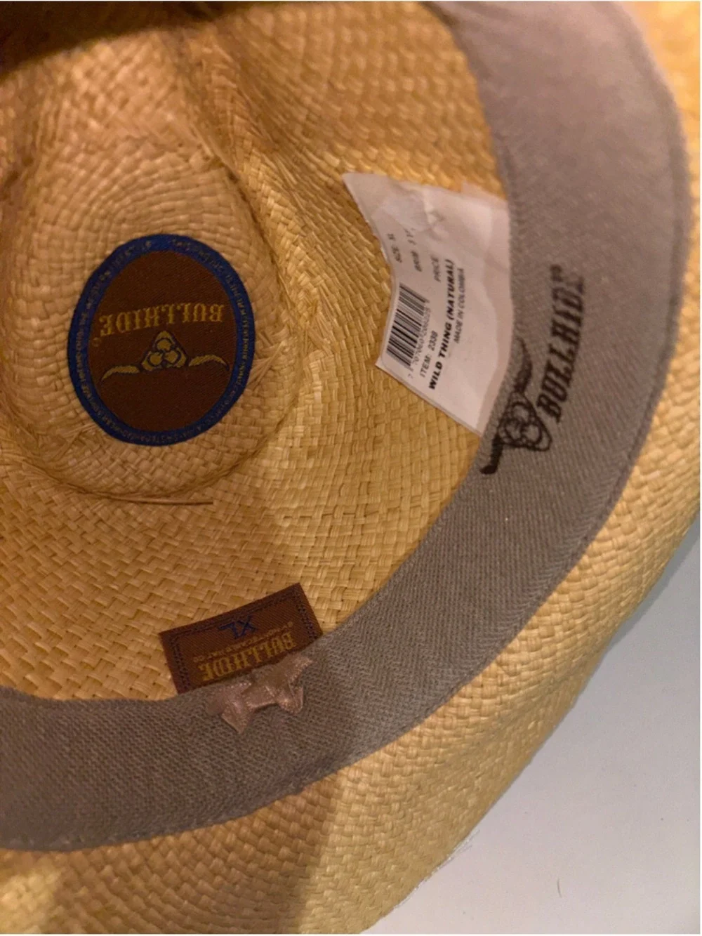 NEW Bullhide Montecarlo Coastal Cowgirl Panama Straw Embellished Hat size XL